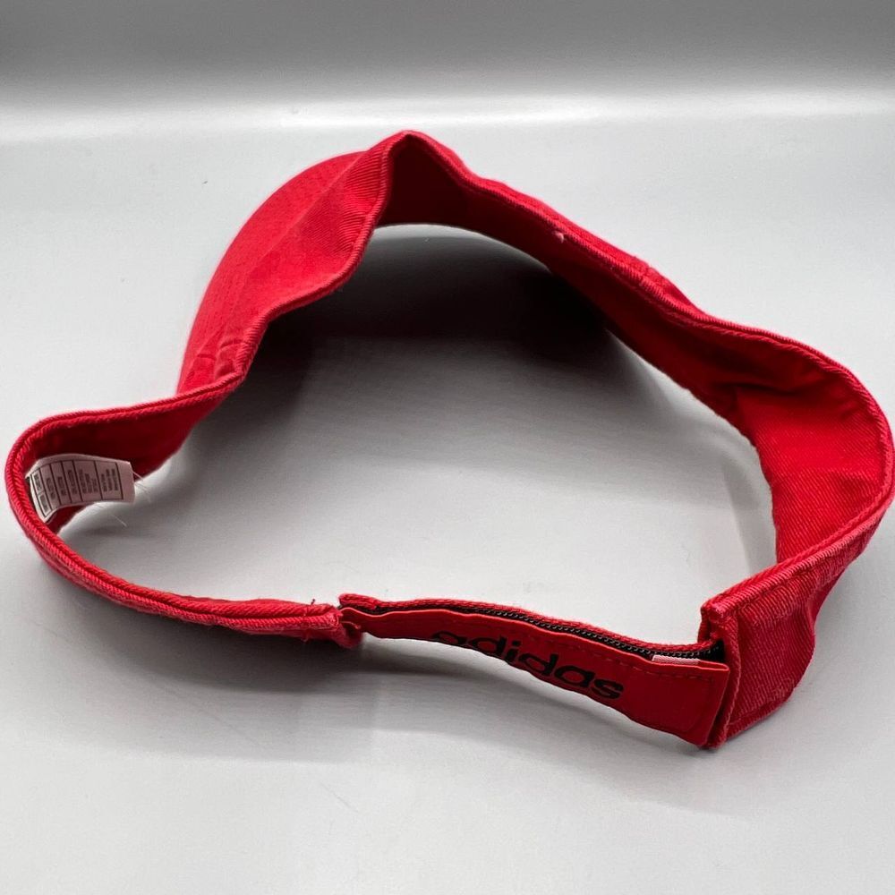 NC State Wolfpack Visor Hat Men Red Adidas NCA Strap‎ Back Cap - Picture 6 of 7